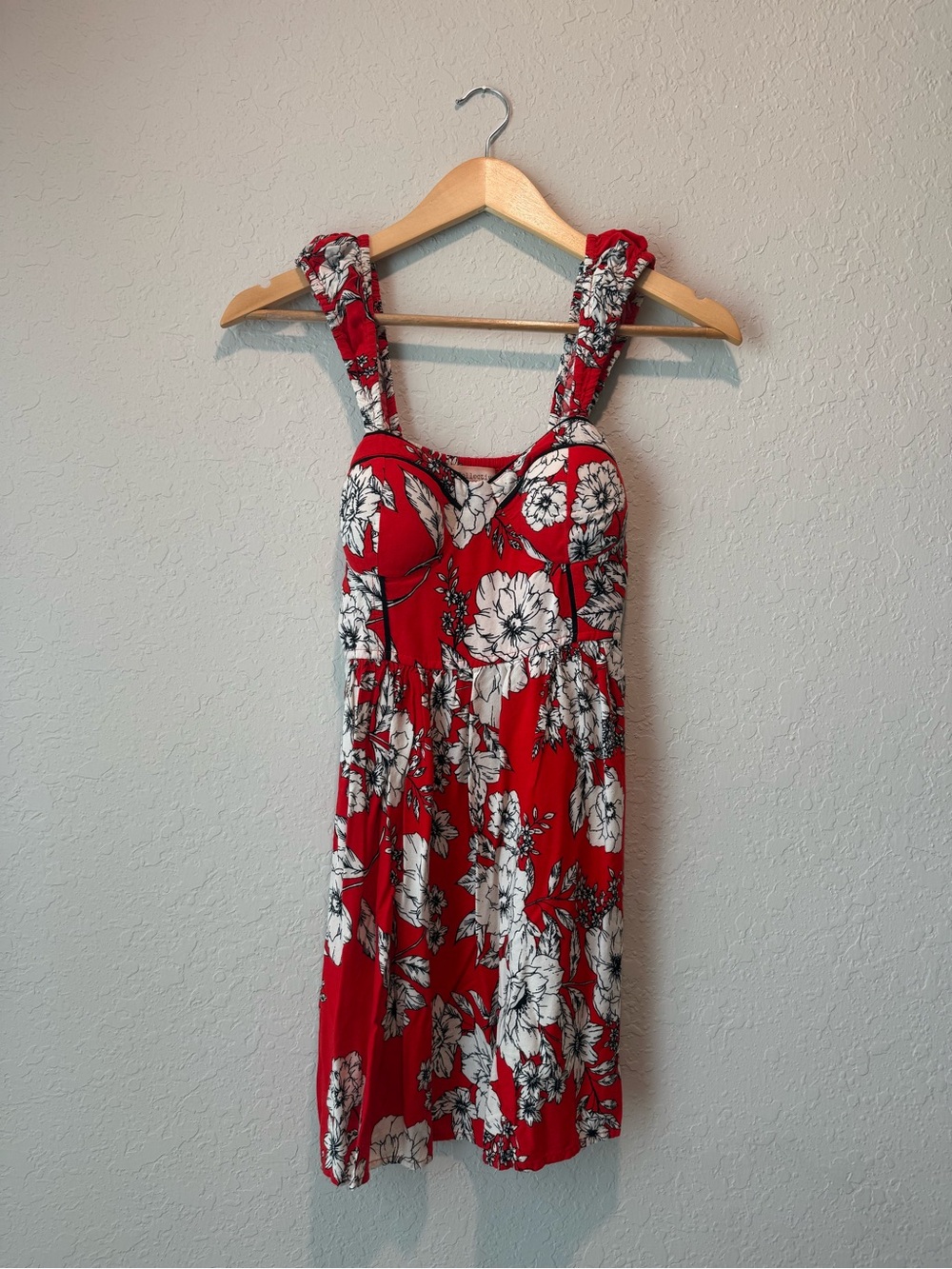 Red Floral Sundress